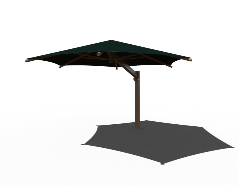 Hexagon Cantilever Umbrella Shade Umbrella